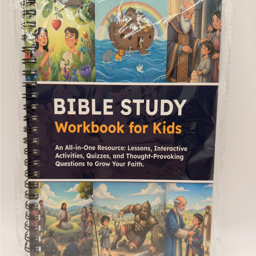 Bible Study Workbook for Kids: Lessons, Activities, Quizzes, and Faith Questions